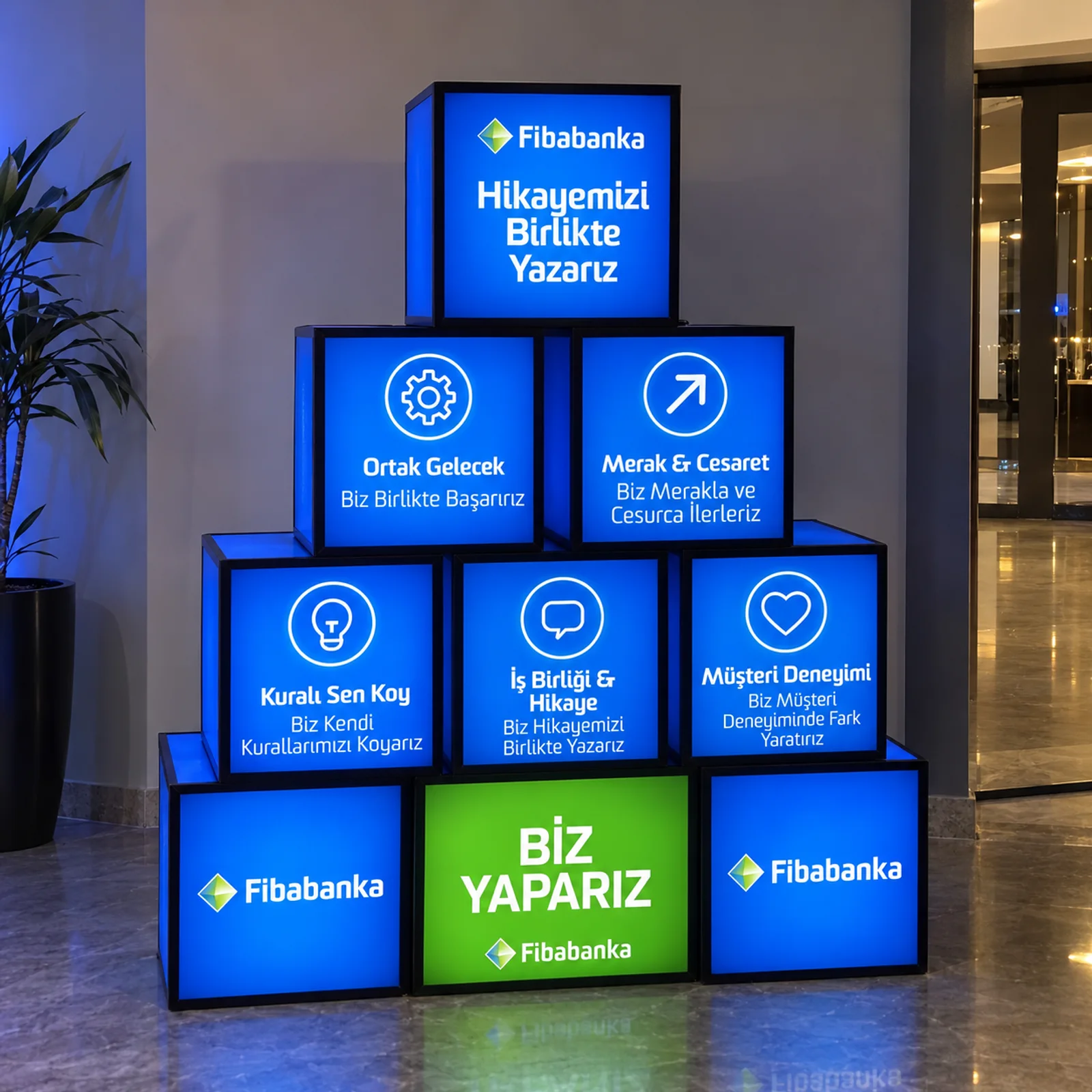 LED Küp kiralama — Kirala Bizden