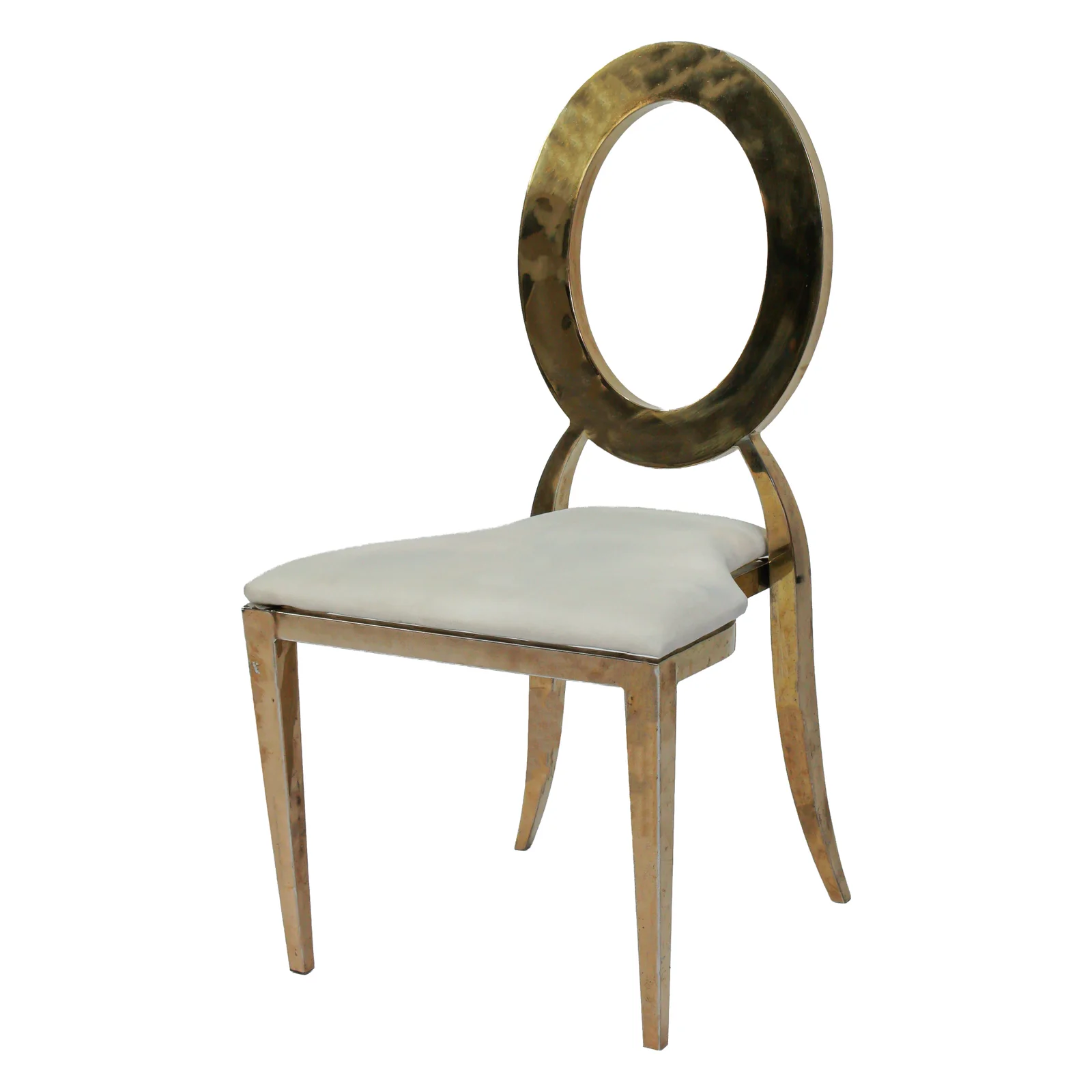 Q Chair Rose Gold Beyaz Minder Sandalye kiralama